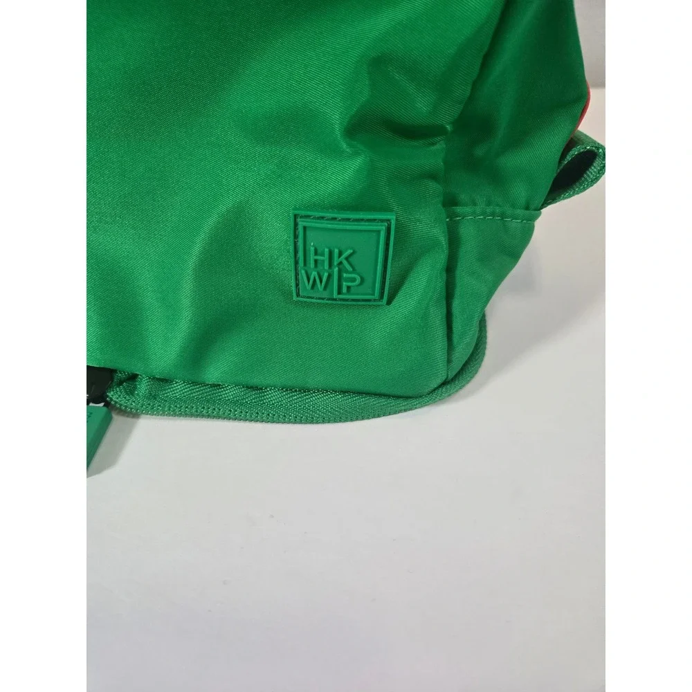 IHKWIP‎ Green Neon Orange Packable Pouch Travel Makeup Toiletry Bag OS